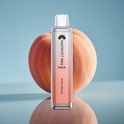 Hayati Pro Max 4000パフ ディスポーザブルベイプ ジューシーピーチ 1400mAh 2ml/10ml