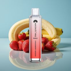 Hayati Pro Max 4000パフ 充電式 2ml/10ml ストロベリーバナナ