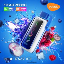 VOZOL Vape Flavours - ブルーラズアイス VOZOL STAR 20000 4NR82V4