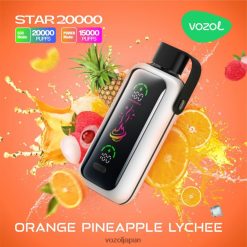 VOZOL Vape Review - オレンジパイナップルライチ VOZOL STAR 20000 4NR82V15